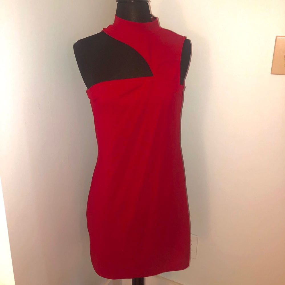 Red dress